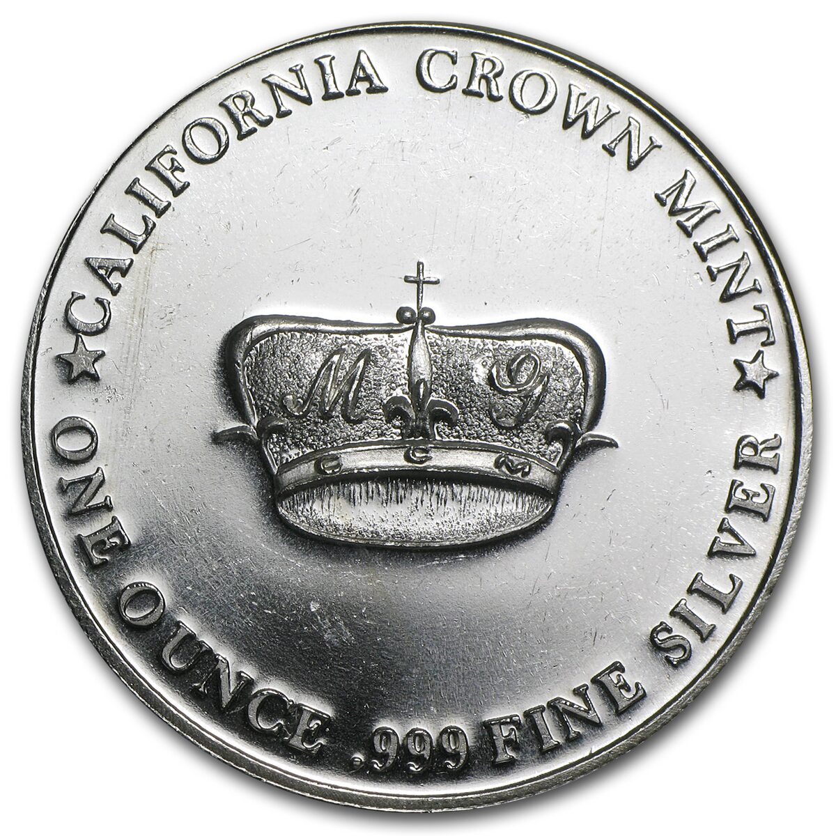 1 oz Silver Round - MG Crown