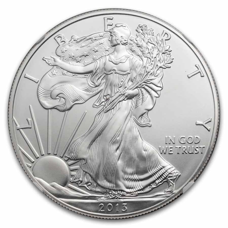 2013 American Silver Eagle MS-69 NGC