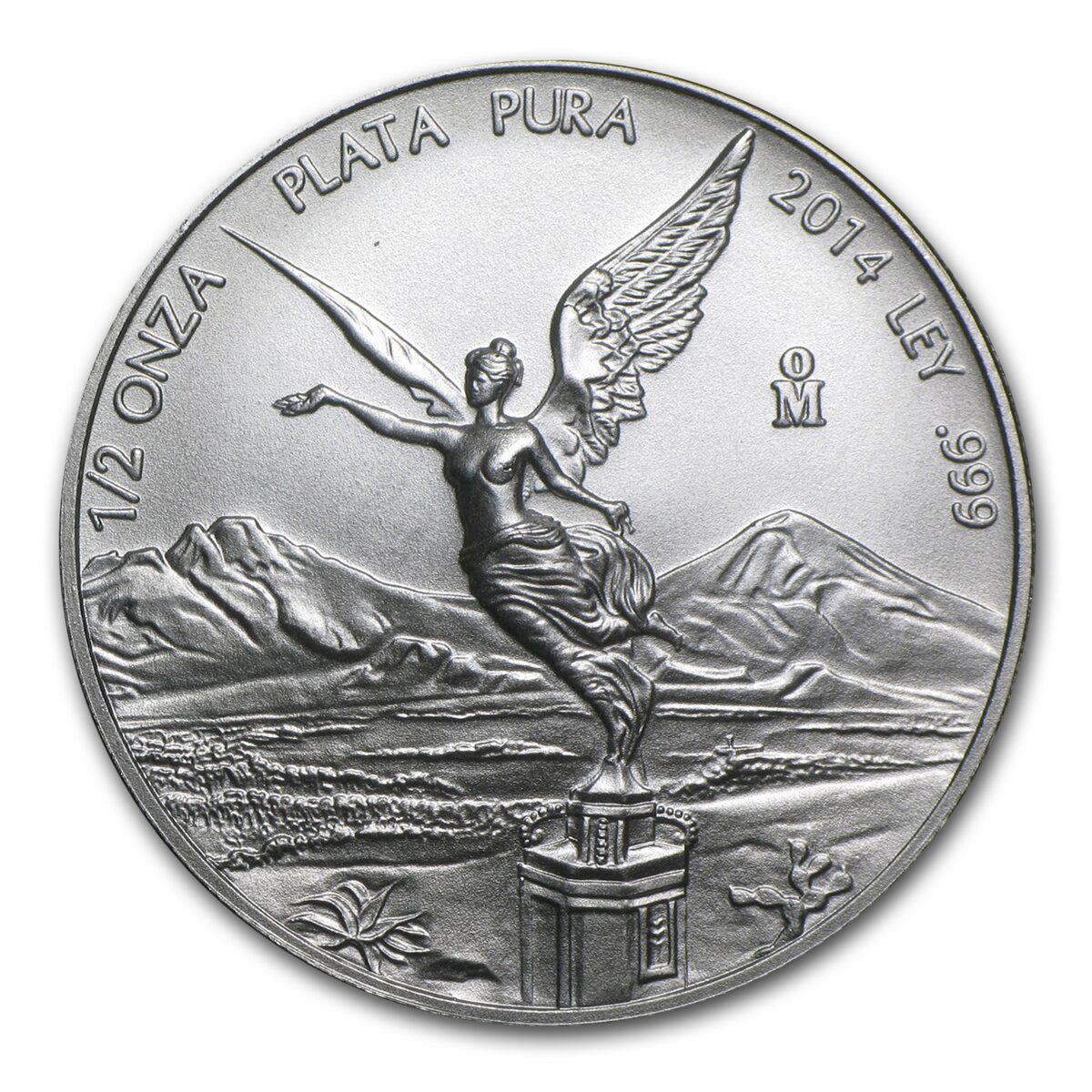 2014 Mexico 1/2 oz Silver Libertad BU