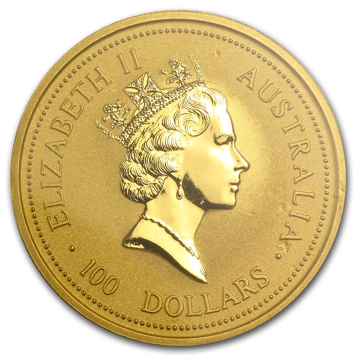 1995 Australia 1 oz Gold Nugget BU