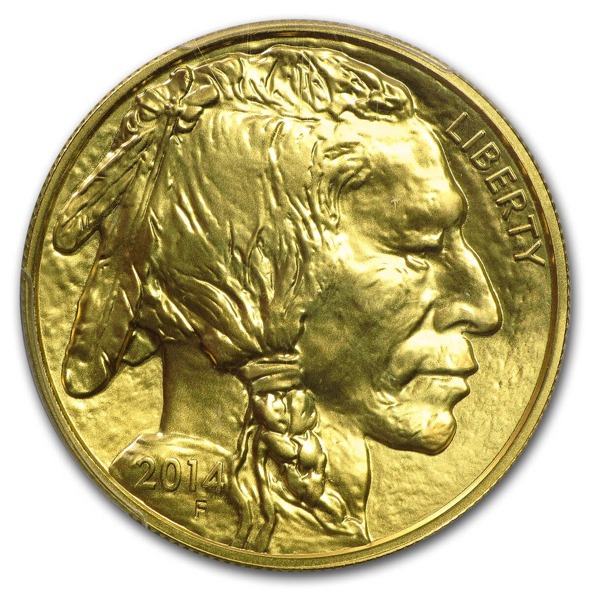 2014 1 oz Gold Buffalo MS-70 PCGS (FirstStrike®)