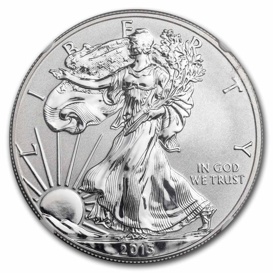 2013-W Reverse Proof American Silver Eagle PF-69 NGC