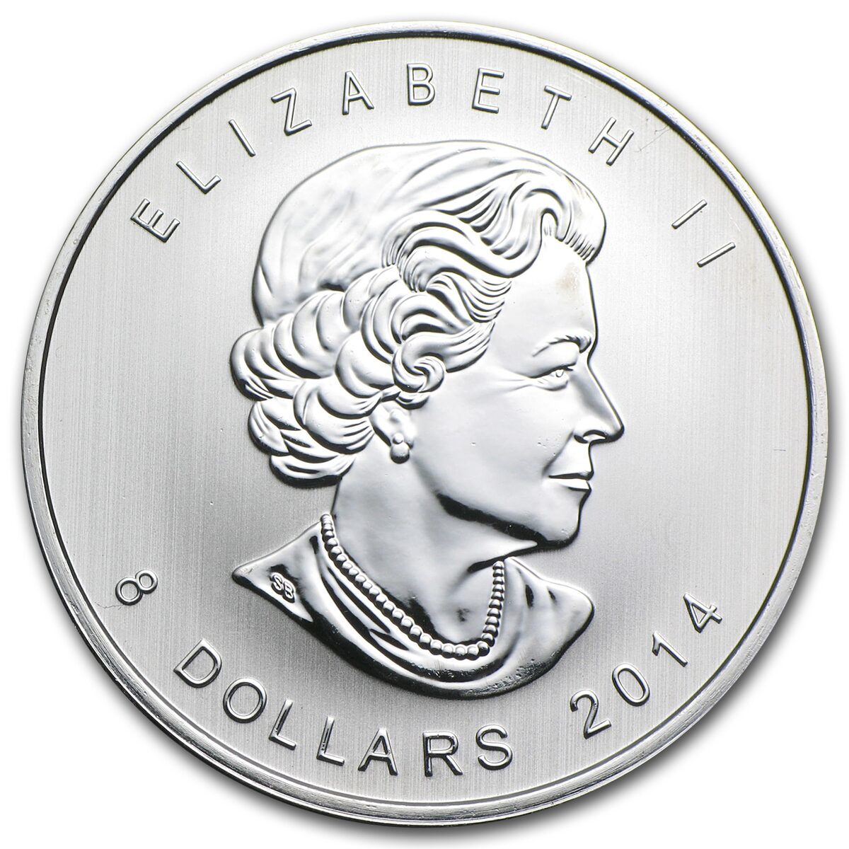 2014 Canada 1.5 oz Silver $8 Arctic Fox BU