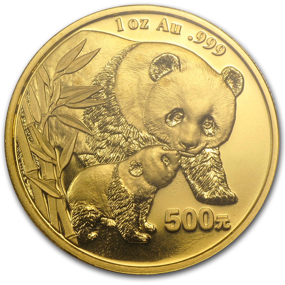 2004 China 1 oz Gold Panda MS-68 NGC