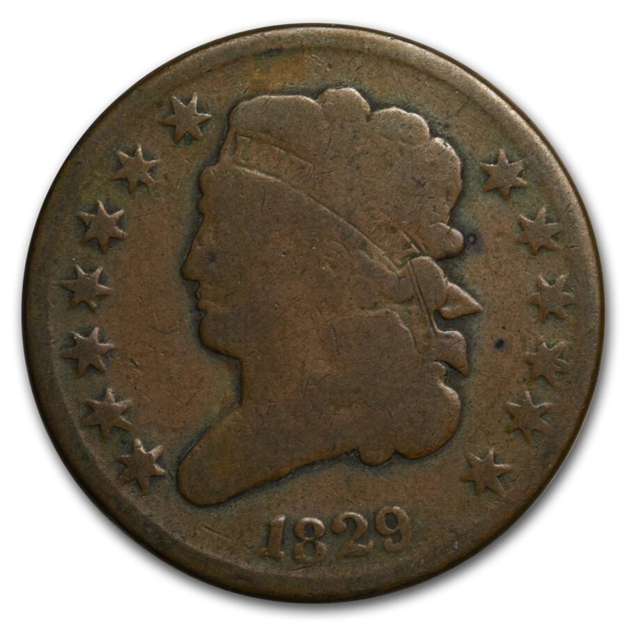1829 Half Cent Good
