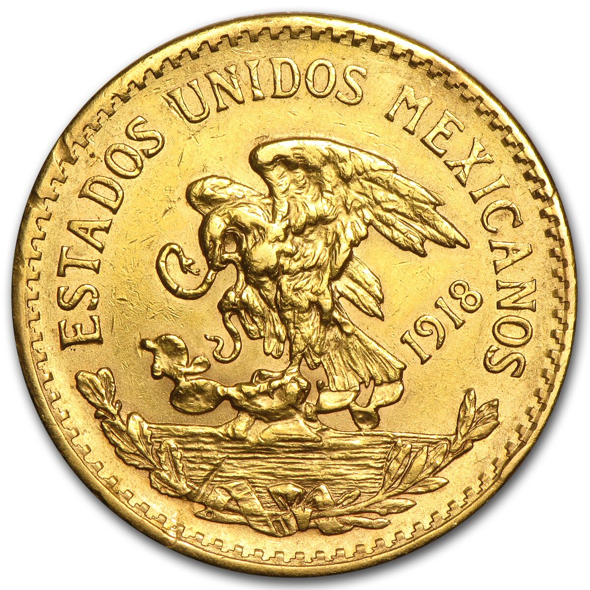 Mexico Gold 20 Pesos (Abrasions)