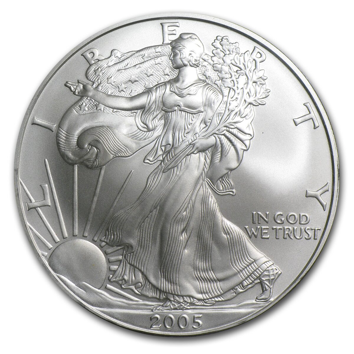 2005 American Silver Eagle MS-70 PCGS