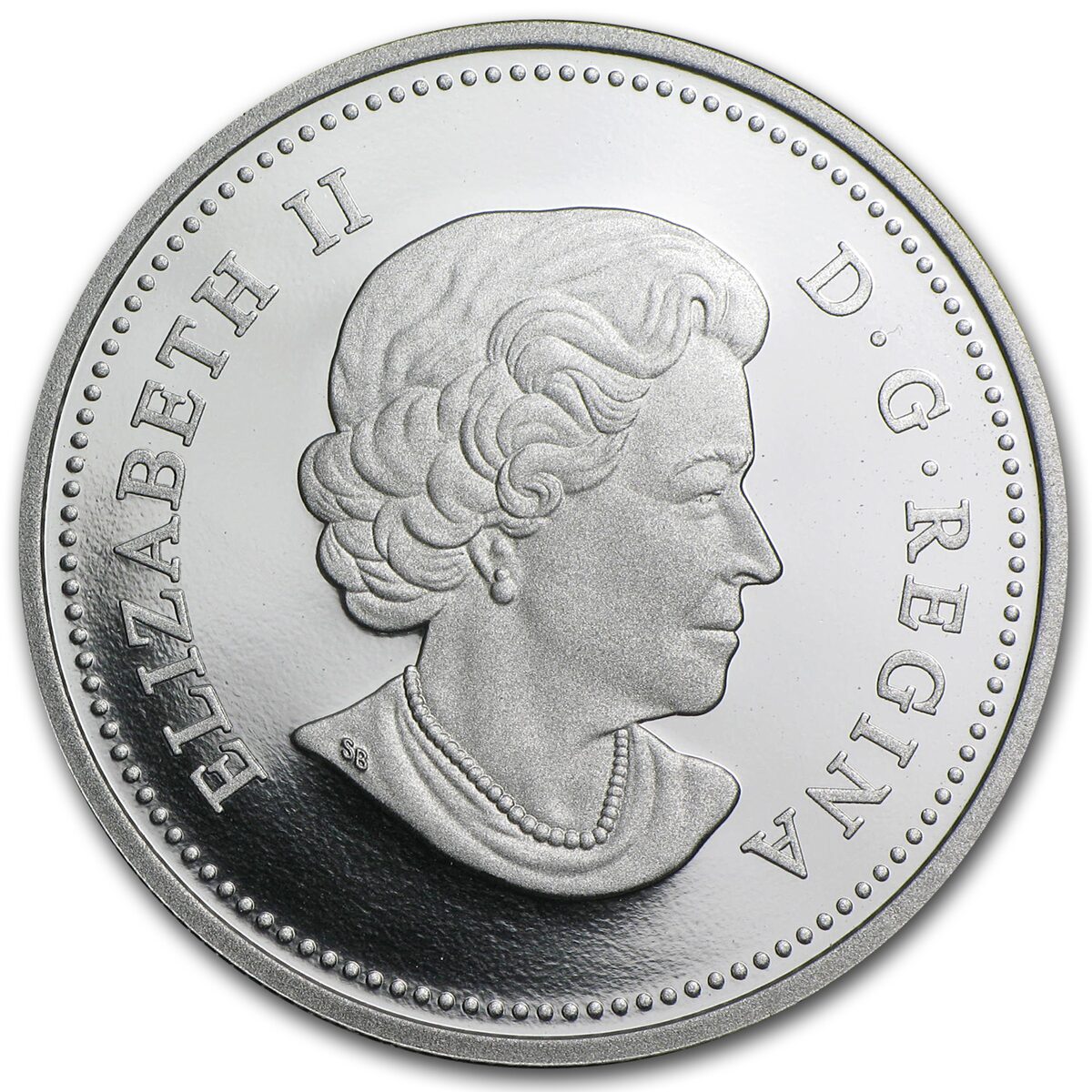 2014 Canada 1 oz Silver $20 Northern Lights Howling Wolf