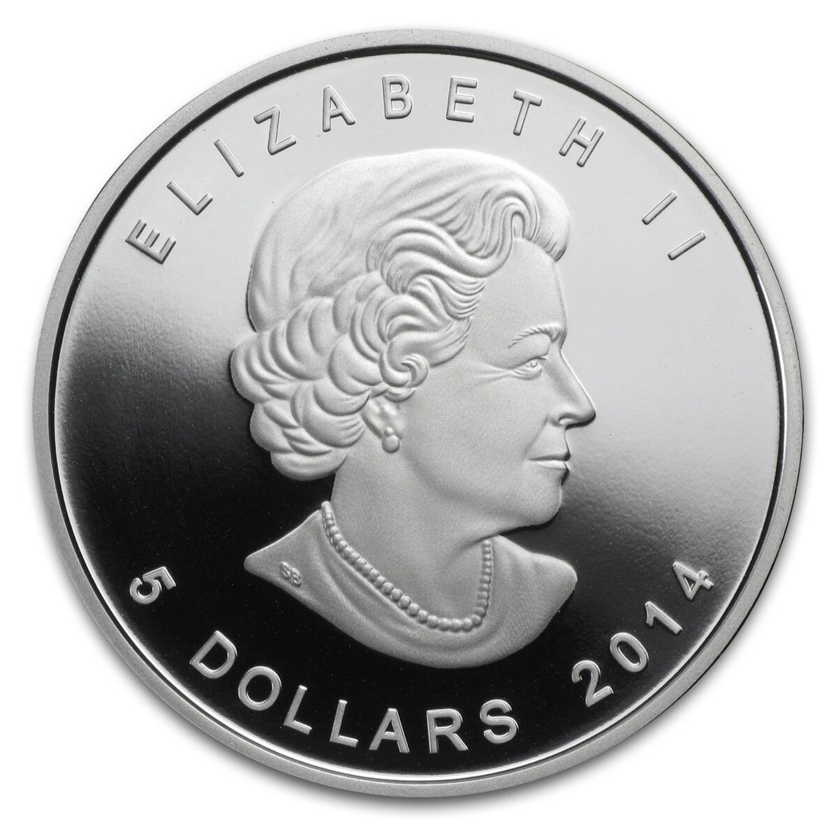 2014 Canada 1 oz Silver $5 Arctic Fox (w/Box and COA)