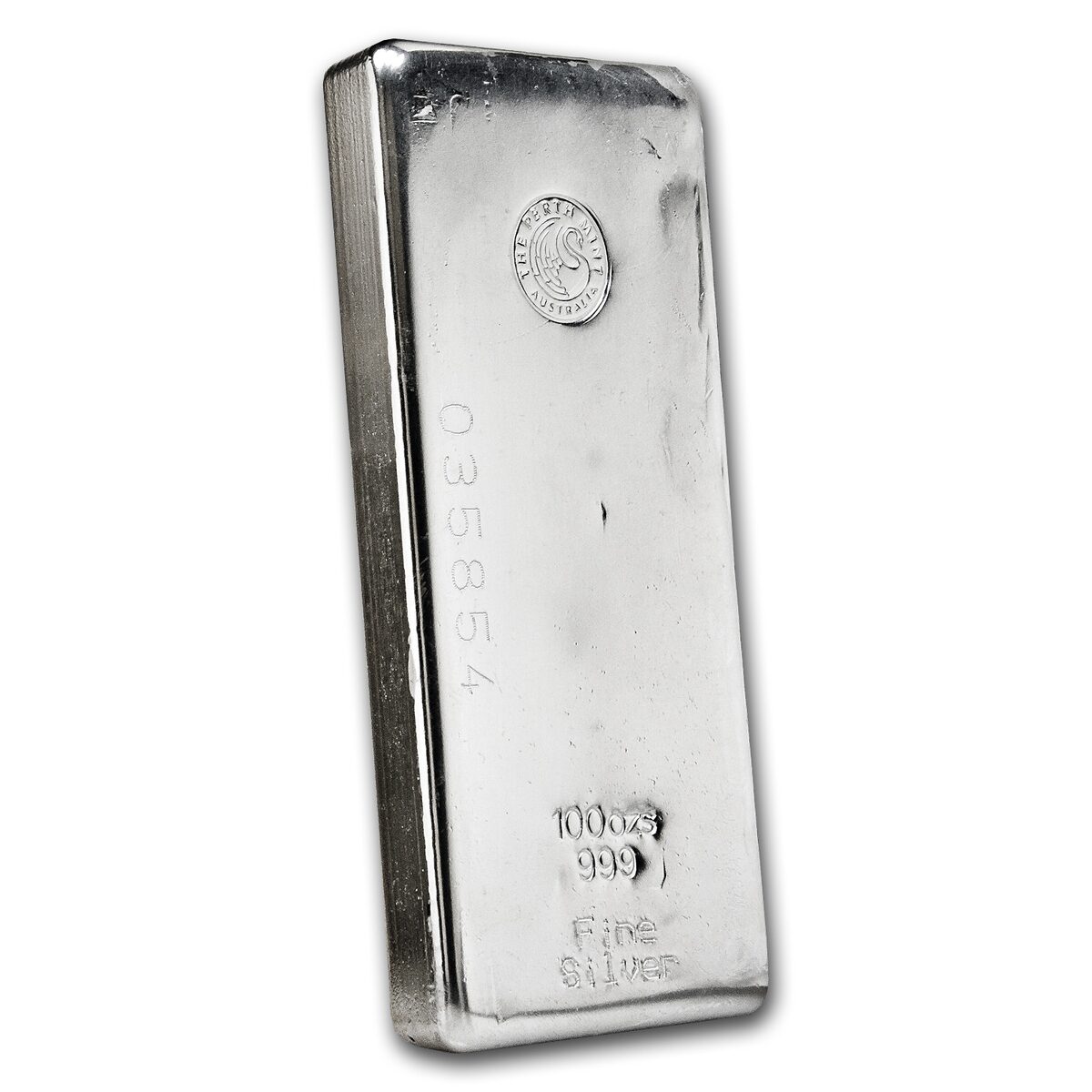 100 oz Silver Bar - Perth Mint