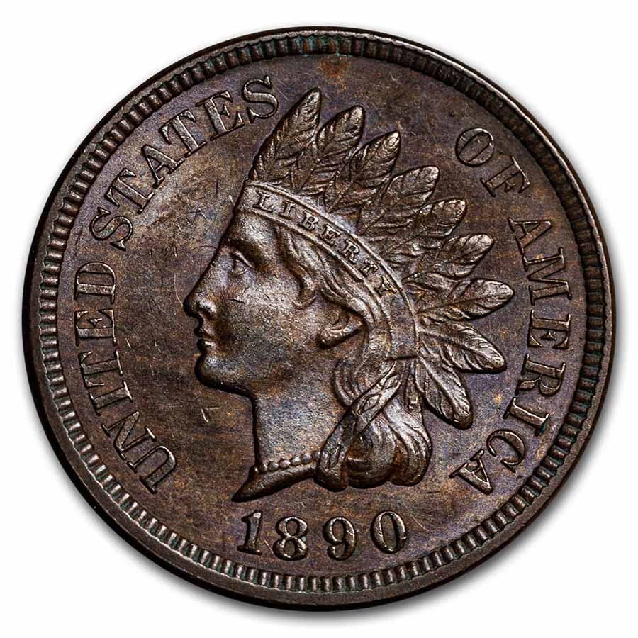1890 Indian Head Cent BU