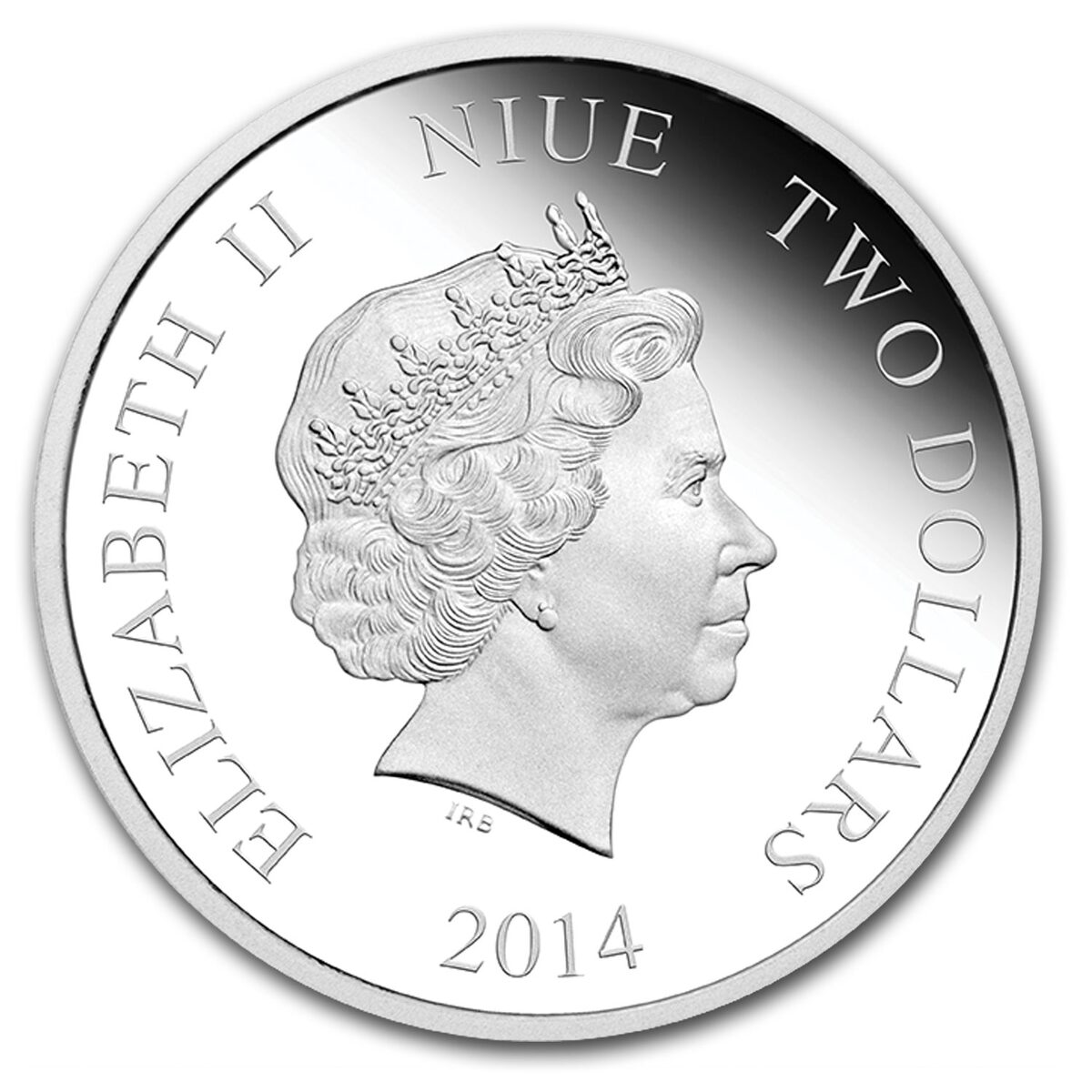 2014 Niue 1 oz Silver $2 Disney Steamboat Willie