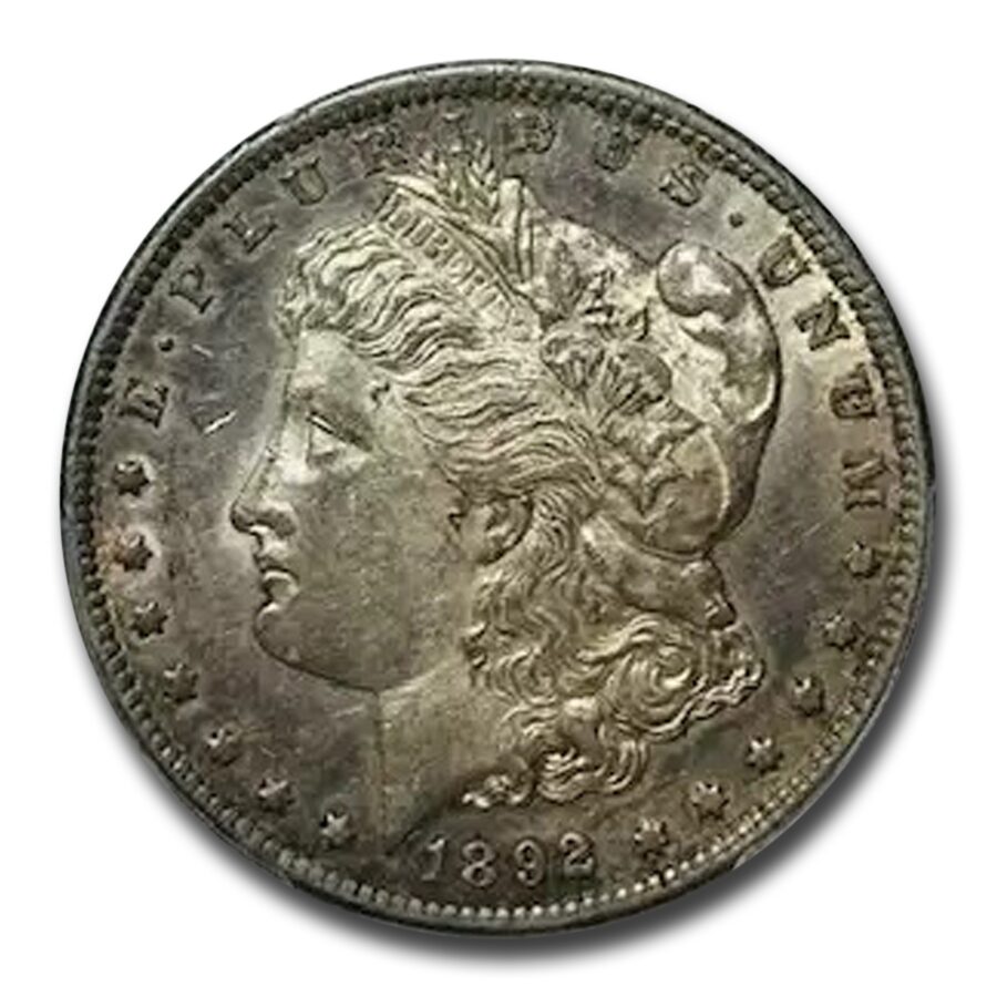 1892-CC Morgan Dollar AU-58 PCGS