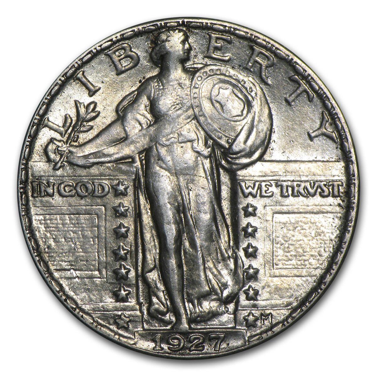 1927 Standing Liberty Quarter AU