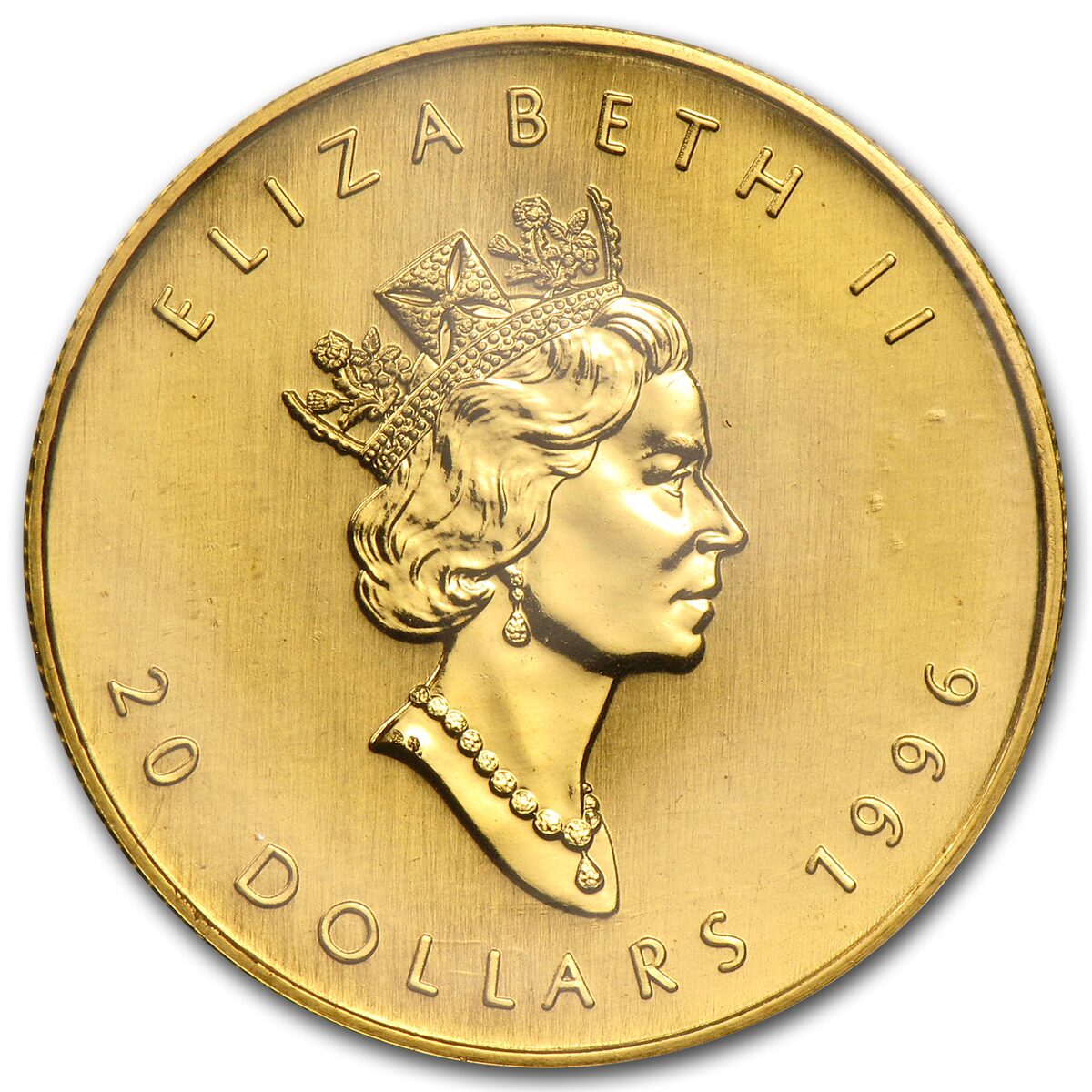 1996 Canada 1/2 oz Gold Maple Leaf BU