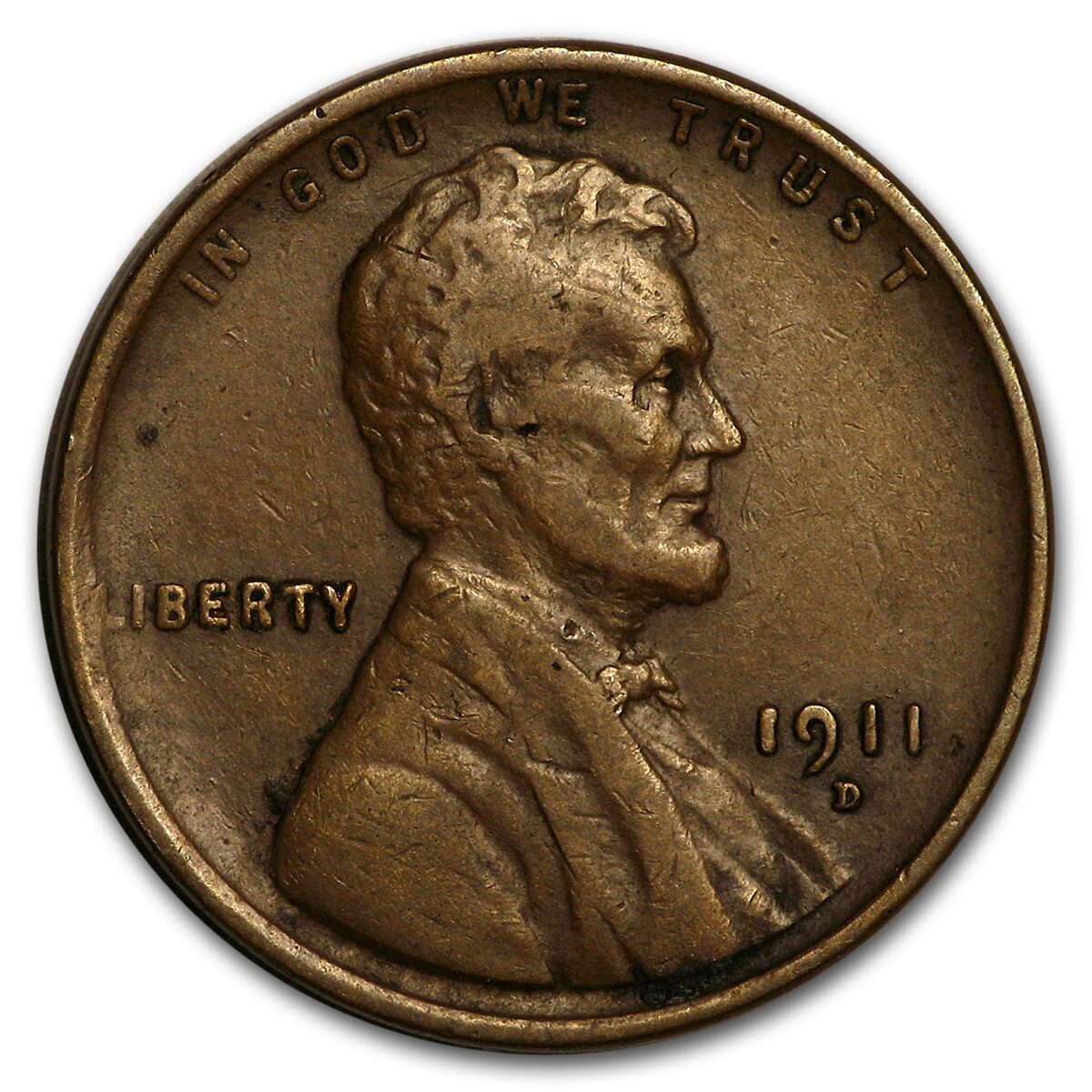 1911-D Lincoln Cent VF