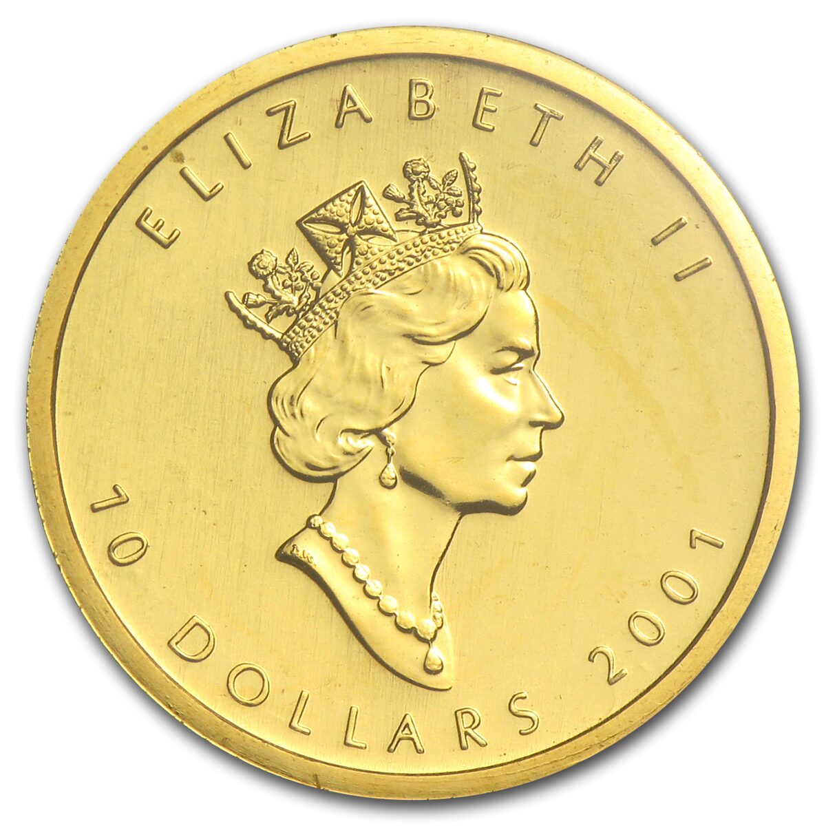 2001 Canada 1/4 oz Gold Maple Leaf BU