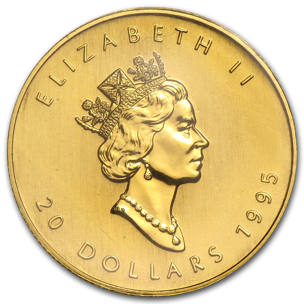 1995 Canada 1/2 oz Gold Maple Leaf BU