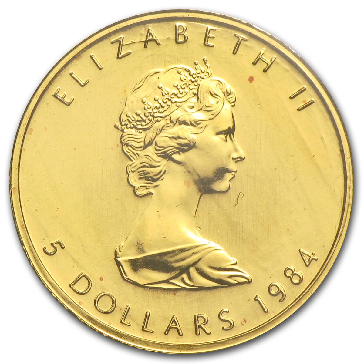 1984 Canada 1/10 oz Gold Maple Leaf BU