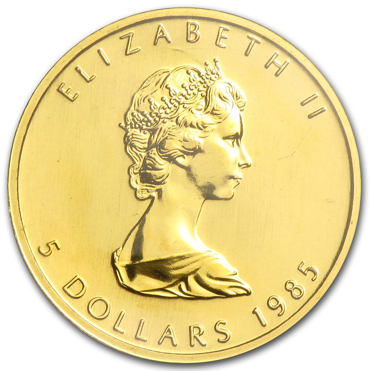 1985 Canada 1/10 oz Gold Maple Leaf BU