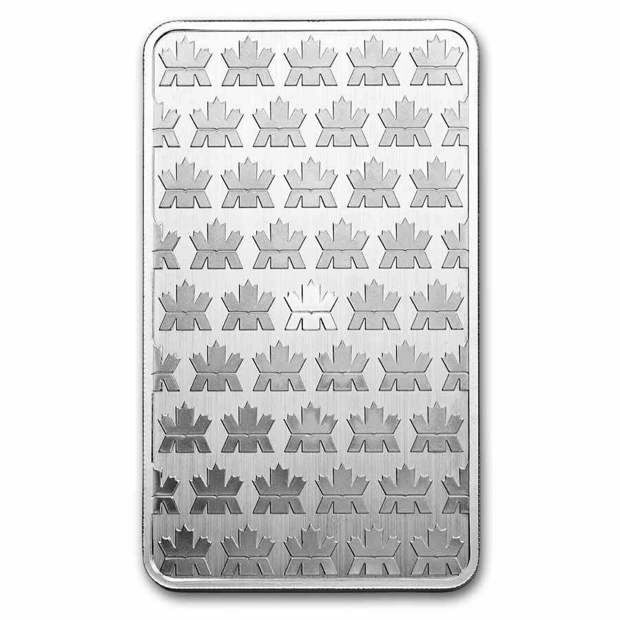 10 oz Silver Bar - Royal Canadian Mint (.9999 Fine, New Style)
