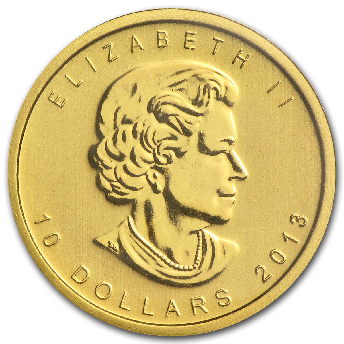2013 Canada 1/4 oz Gold $10 Polar Bear BU