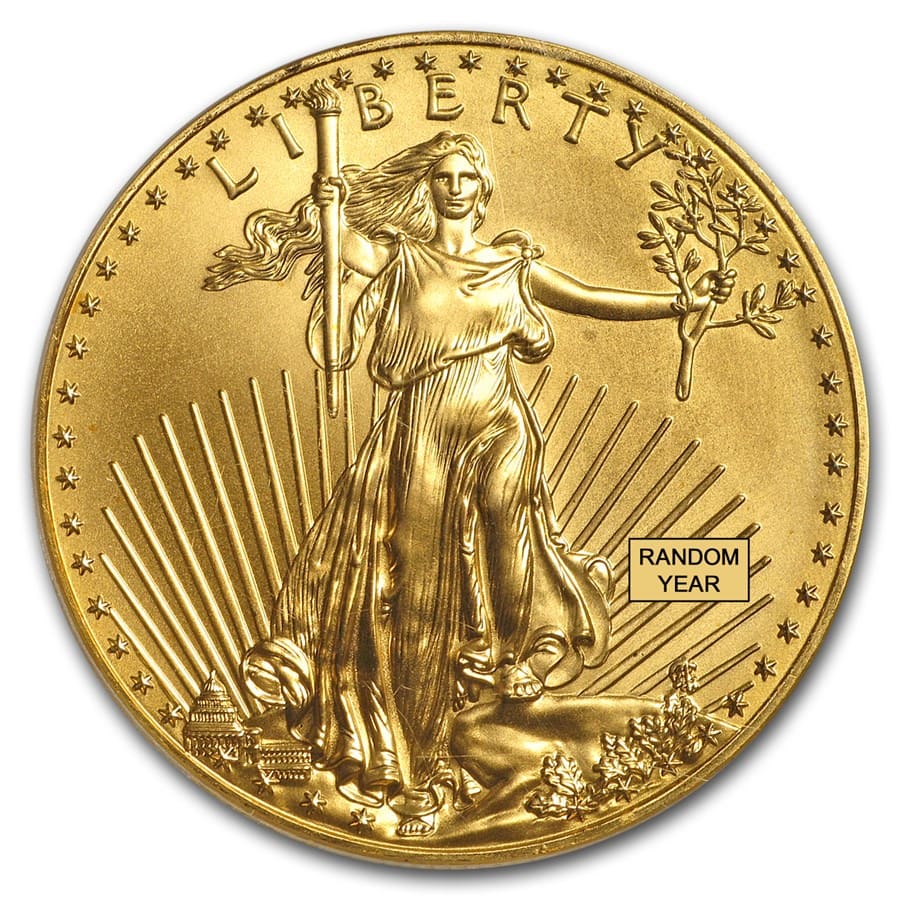 1 oz American Gold Eagle MS-70 PCGS (Random Year)