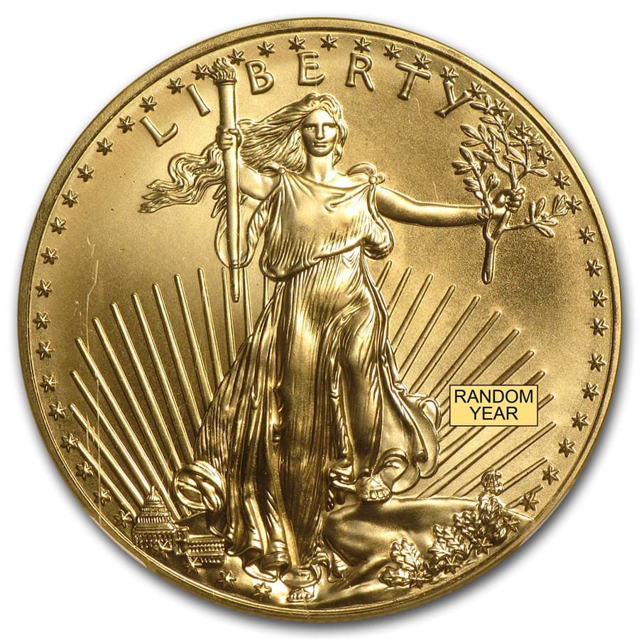 1 oz American Gold Eagle MS-69 NGC (Random Year)
