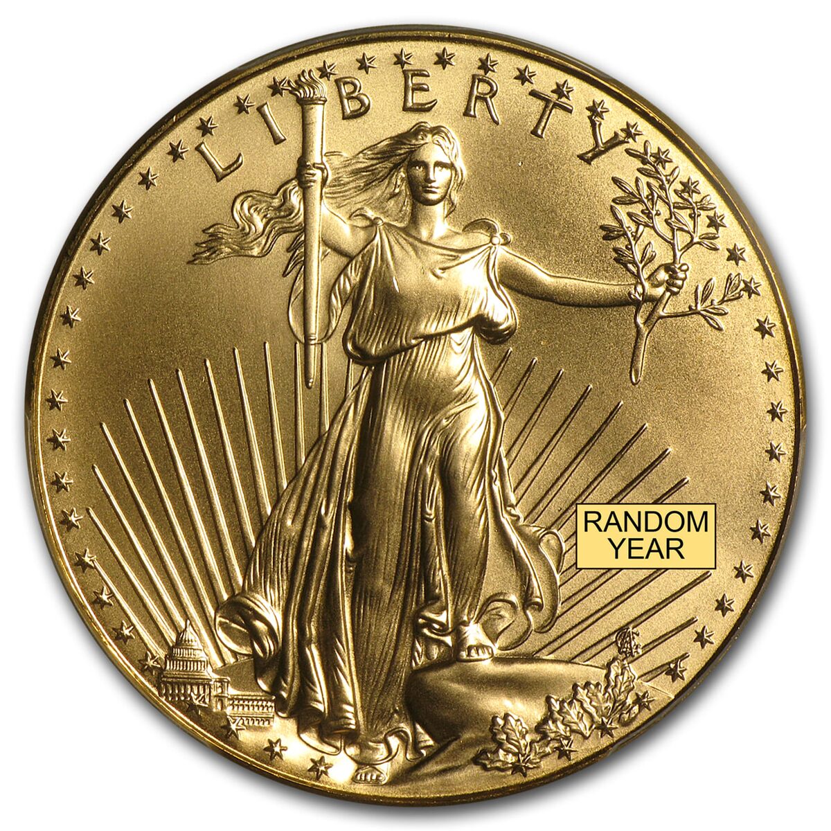 1 oz American Gold Eagle MS-69 PCGS (Random Year)