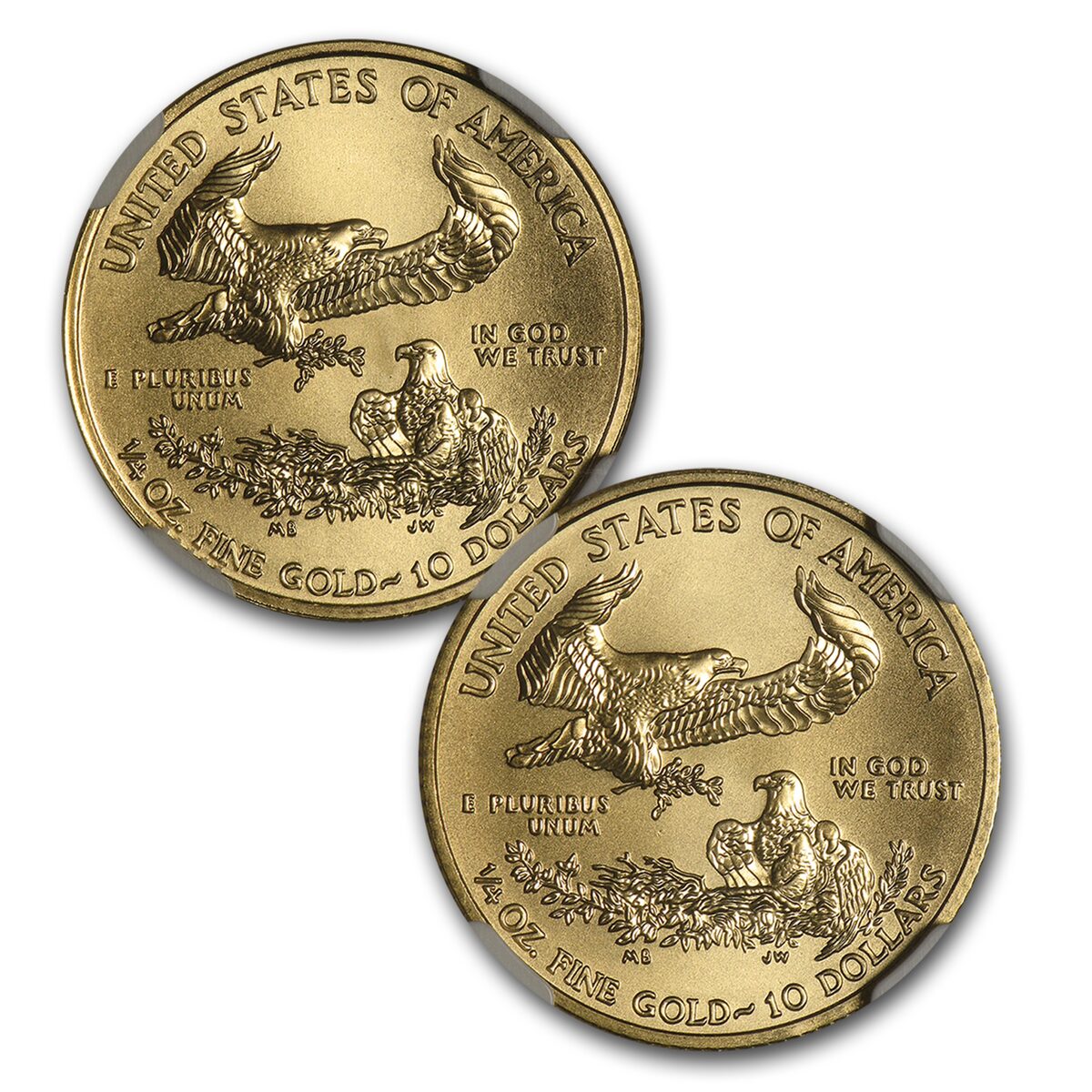 1/4 oz American Gold Eagle MS-69 NGC (Random Year)