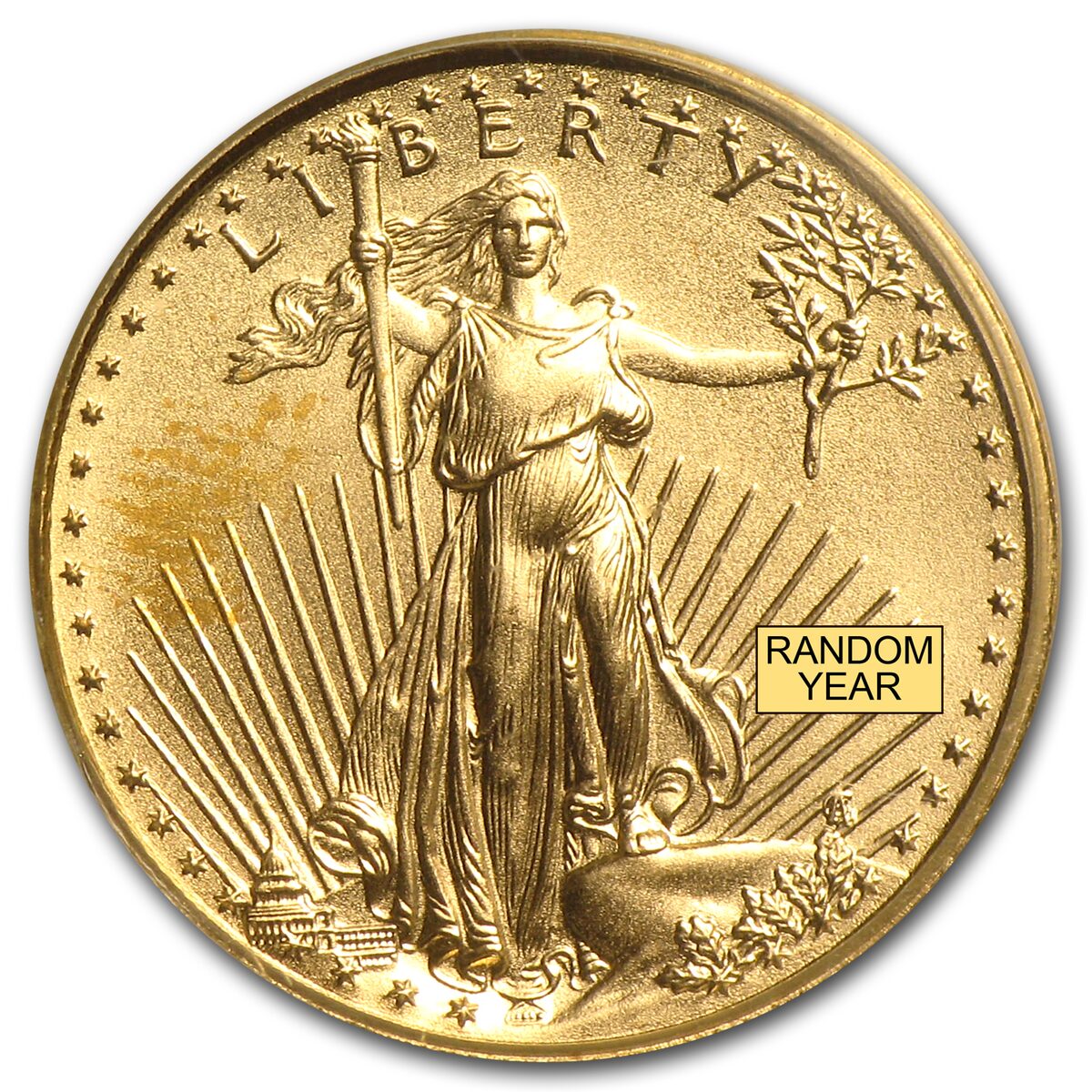 1/10 oz American Gold Eagle MS-69 PCGS (Random Year)