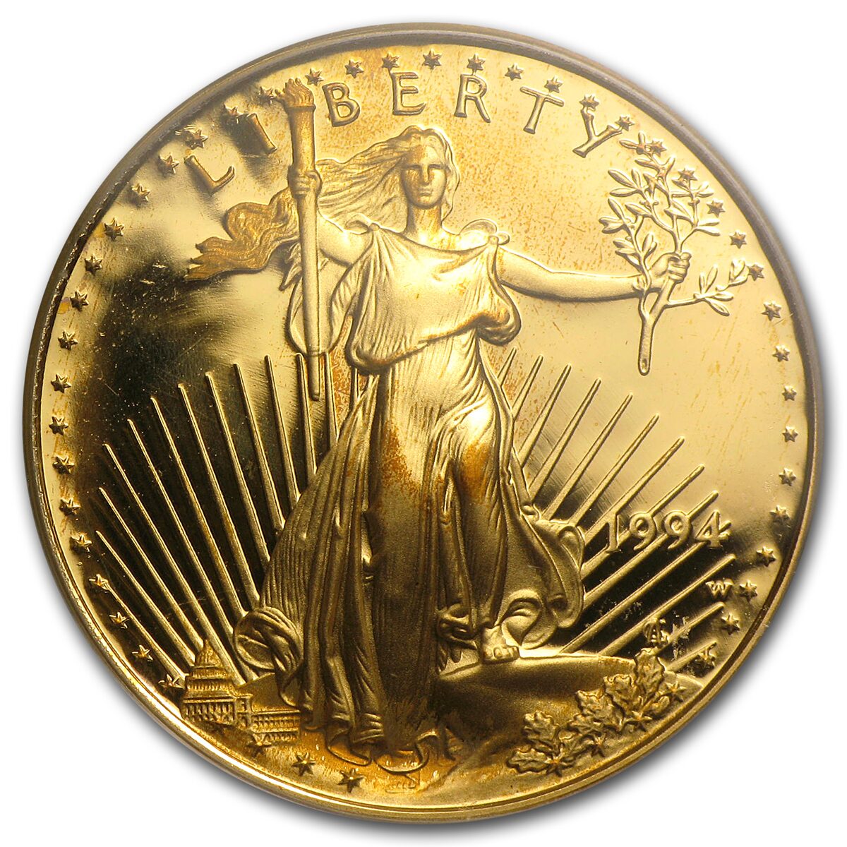 1/2 oz Proof American Gold Eagle PR-69 PCGS (Random Year)