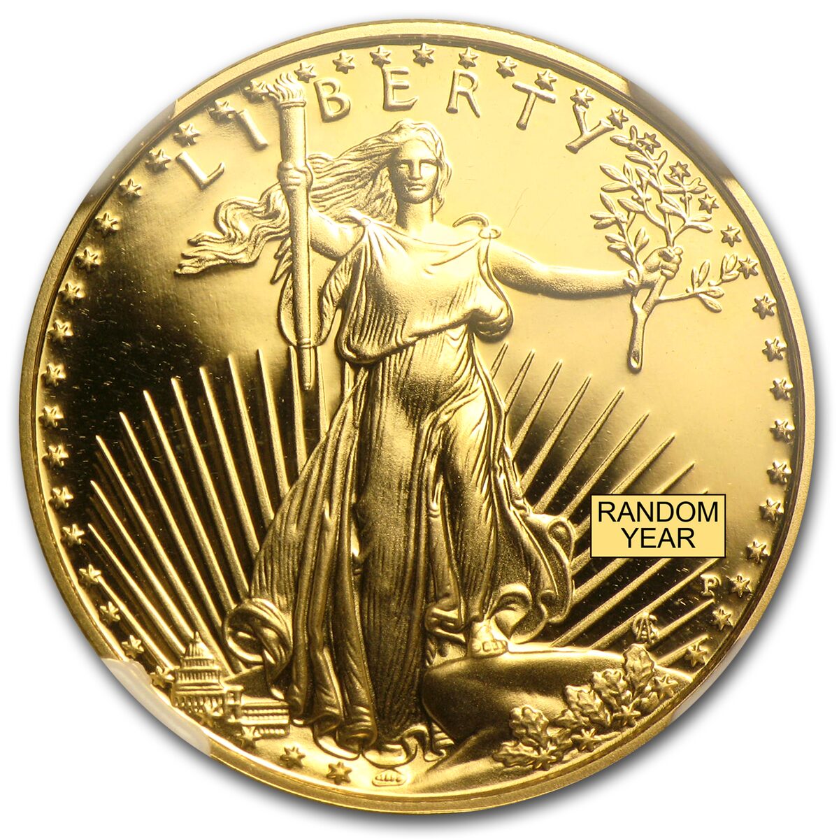 1/4 oz Proof American Gold Eagle PF-69 NGC (Random Year)