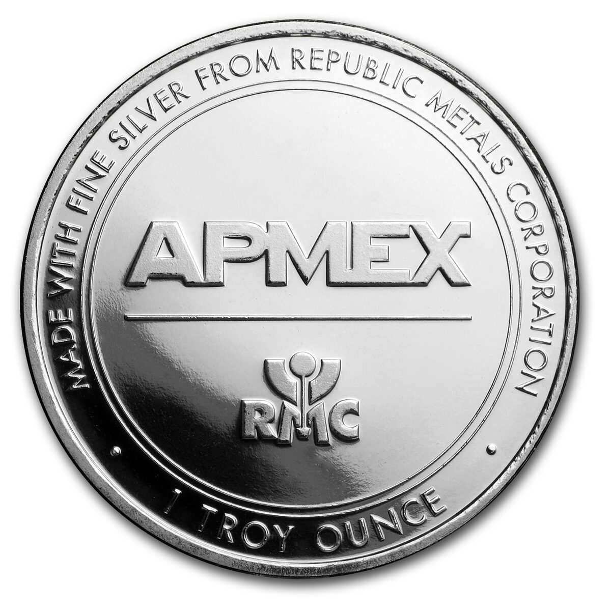 1 oz Silver Round - APMEX/RMC (.9999 Fine, Co-Branded)