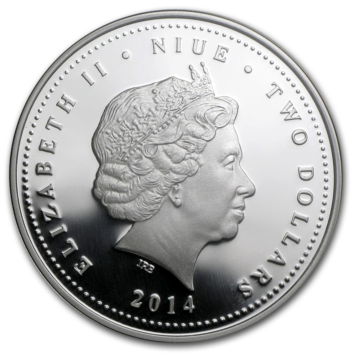 2014 Niue 1 oz Silver Black Rhinoceros Proof