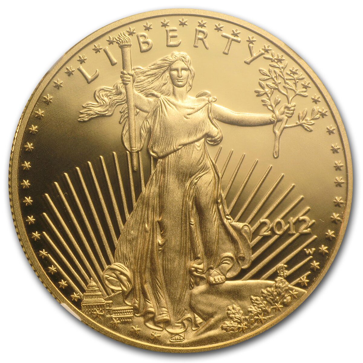 2012-W 1 oz Proof American Gold Eagle PF-70 NGC (ER)
