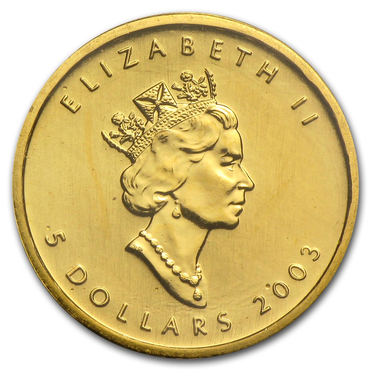 2003 Canada 1/10 oz Gold Maple Leaf BU