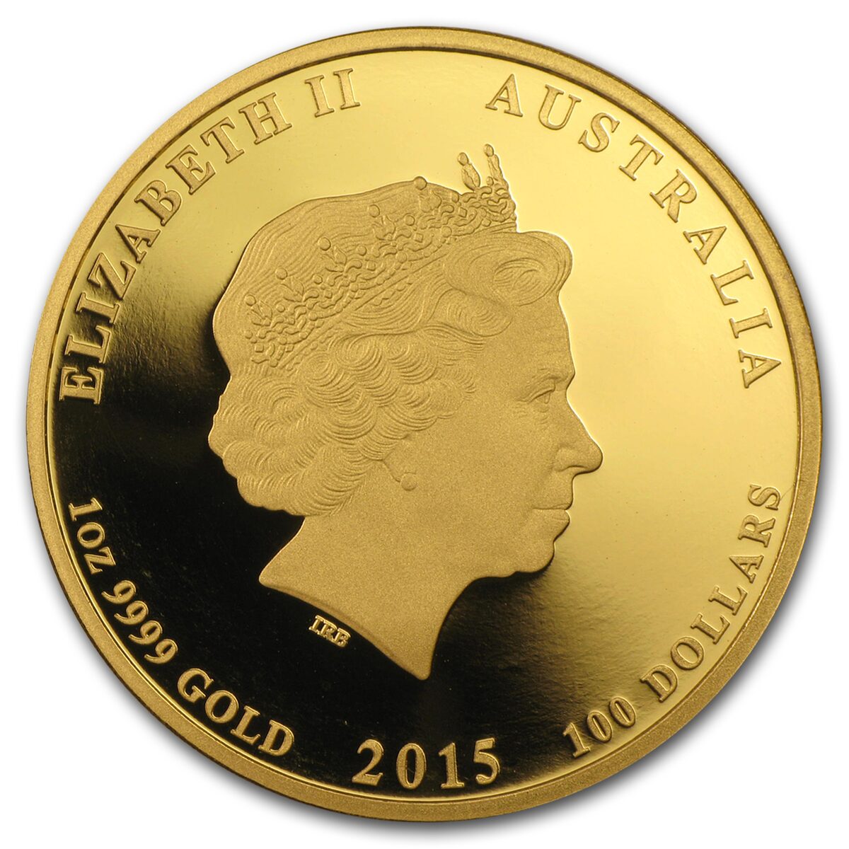 2015 Australia 1 oz Gold Lunar Goat Proof (w/box and COA)