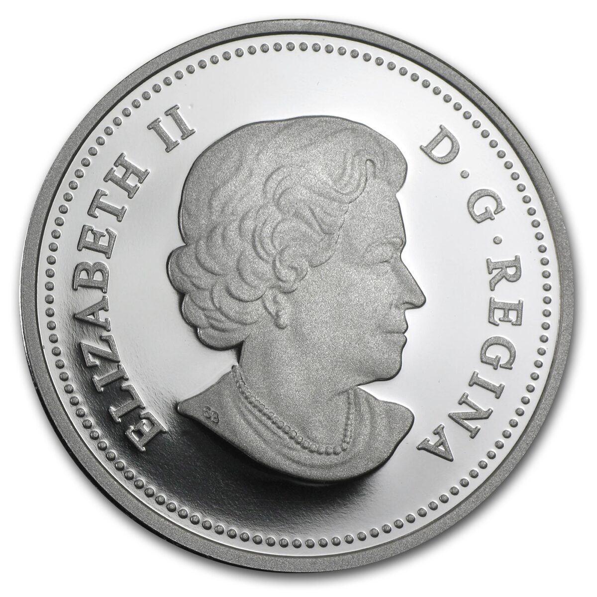 2014 Canada 1 oz Silver $20 The White-Tailed Deer (Portrait)