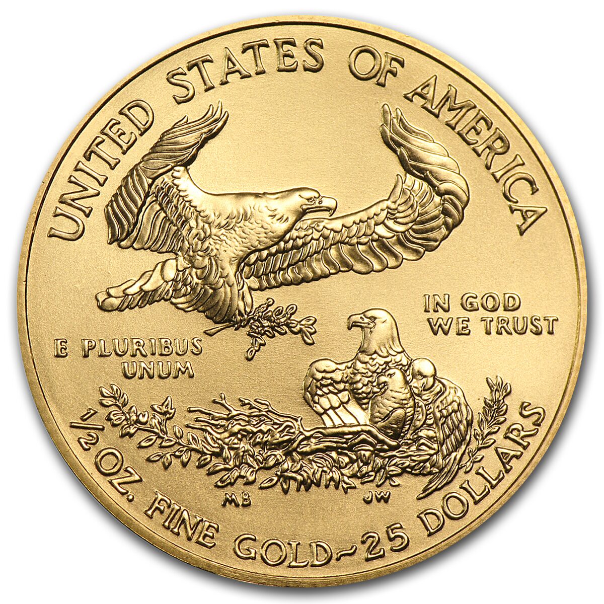 2015 1/2 oz American Gold Eagle BU