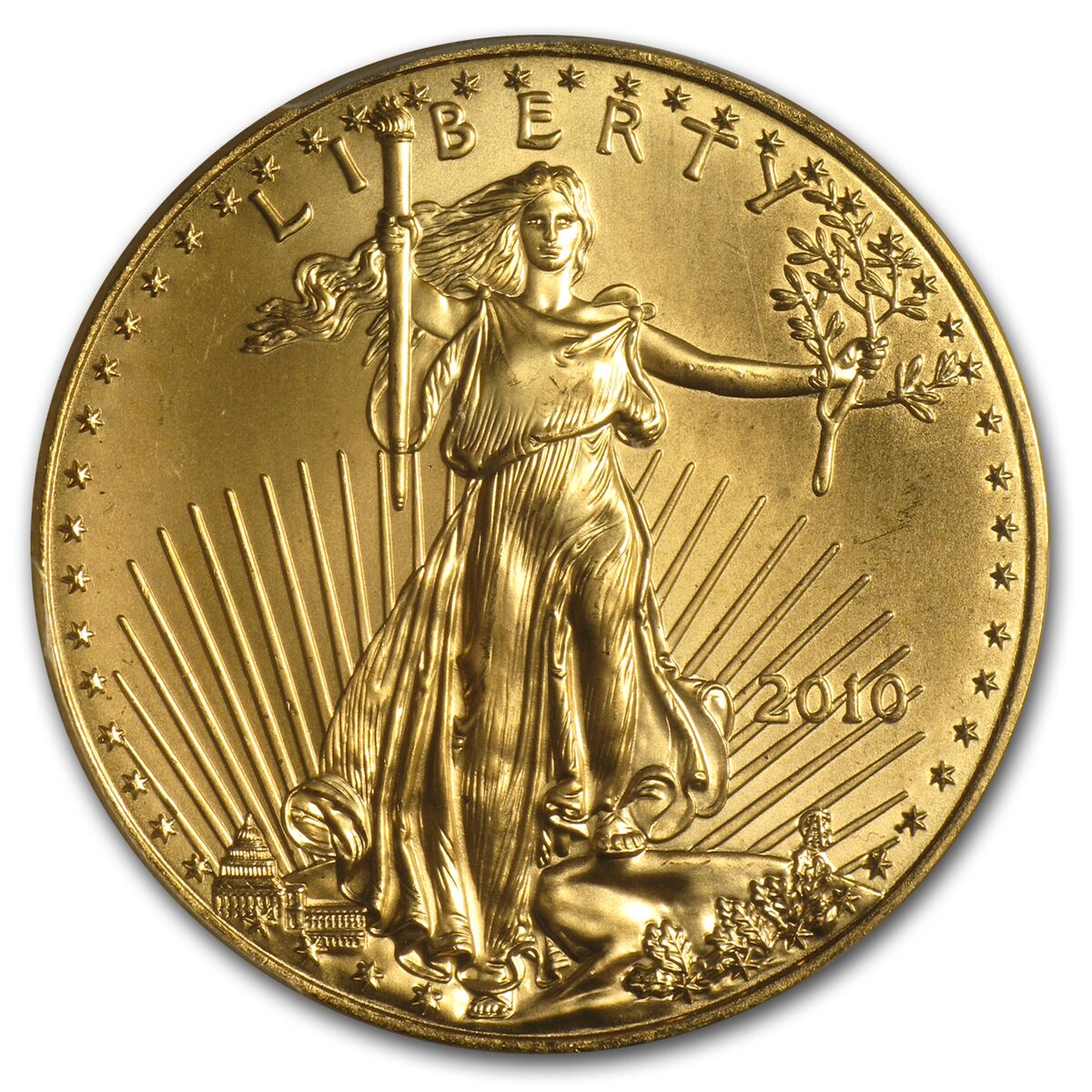 2010 1 oz American Gold Eagle MS-69 PCGS