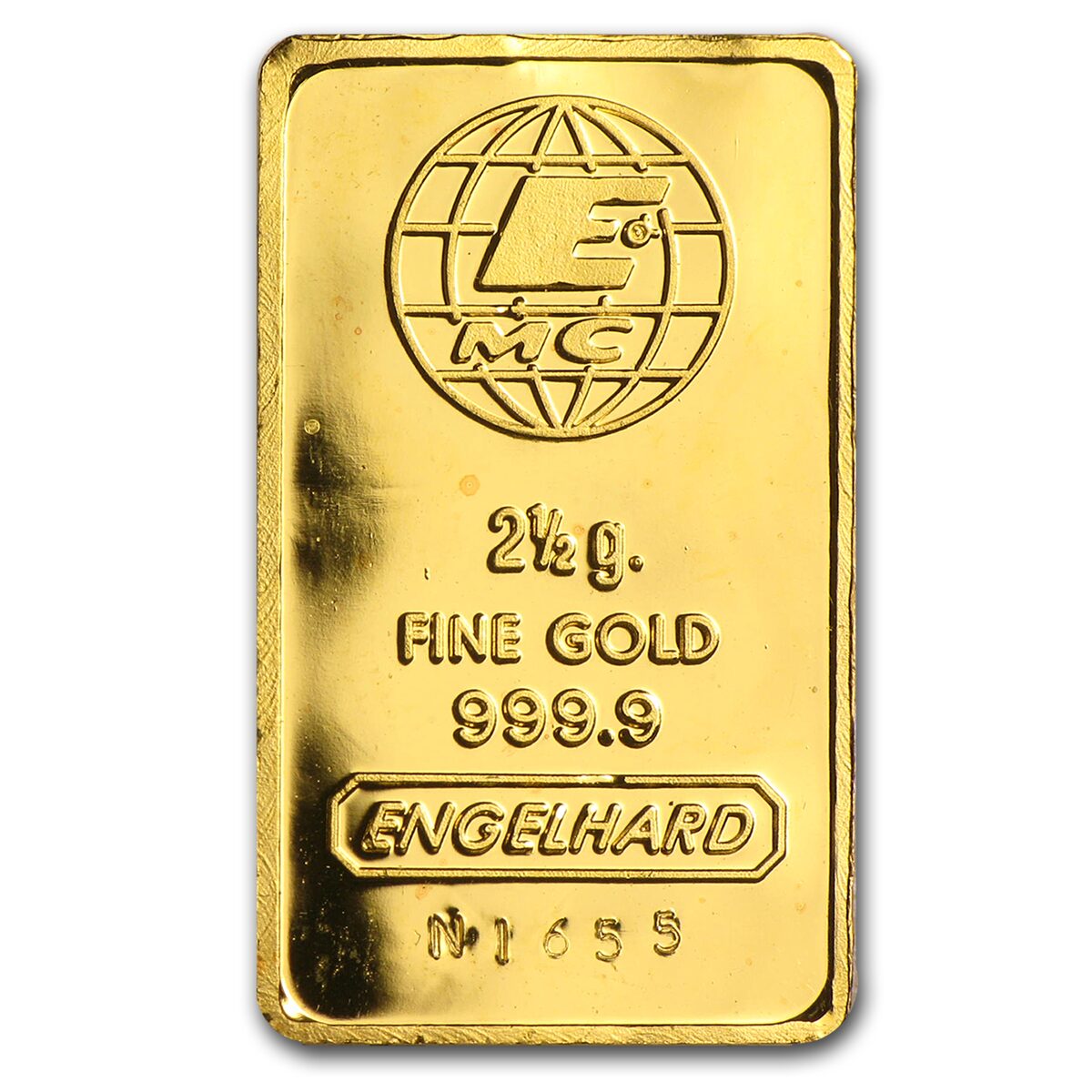 2.5 gram Gold Bar - Engelhard