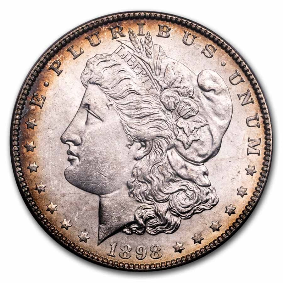 1898 Morgan Dollar MS-65 PCGS