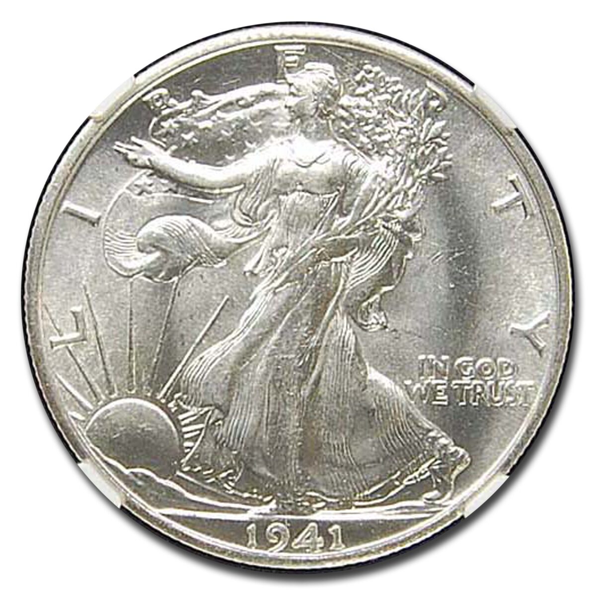 1941-S Walking Liberty Half Dollar MS-63 NGC