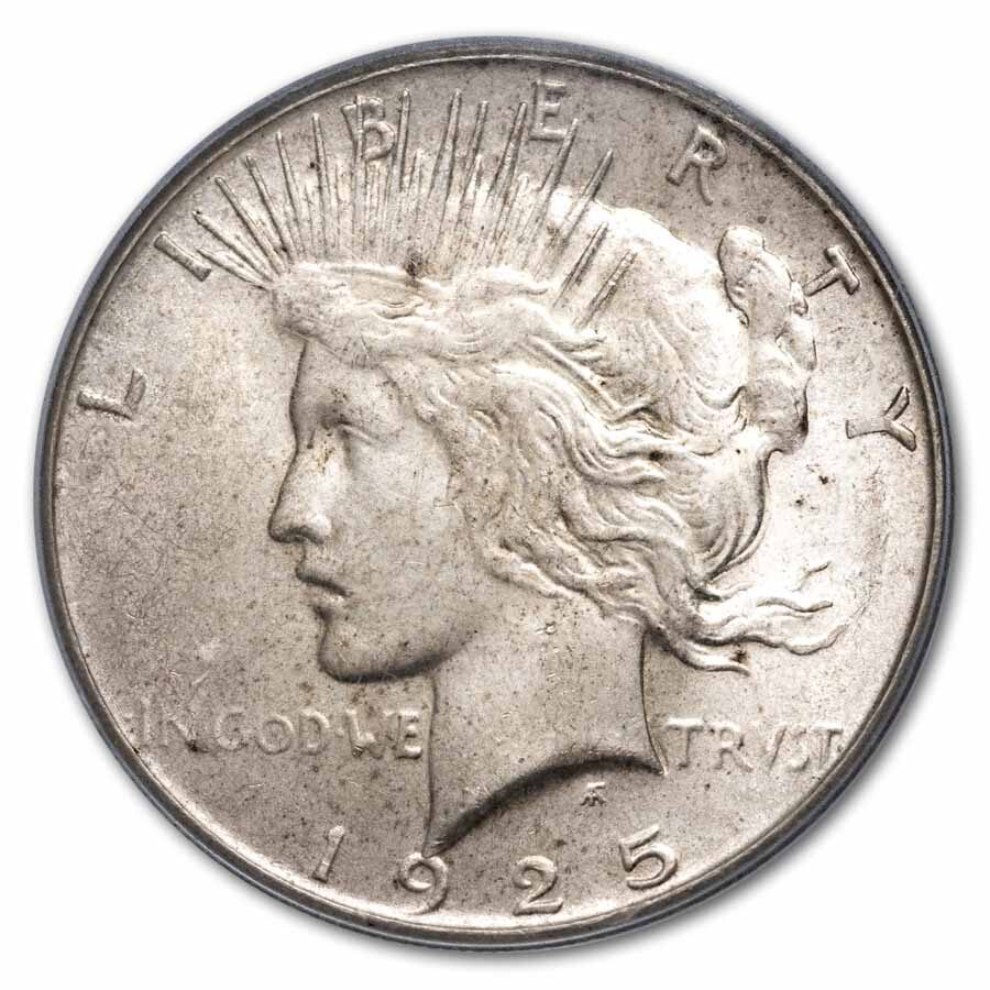 1925-S Peace Dollar MS-64 PCGS