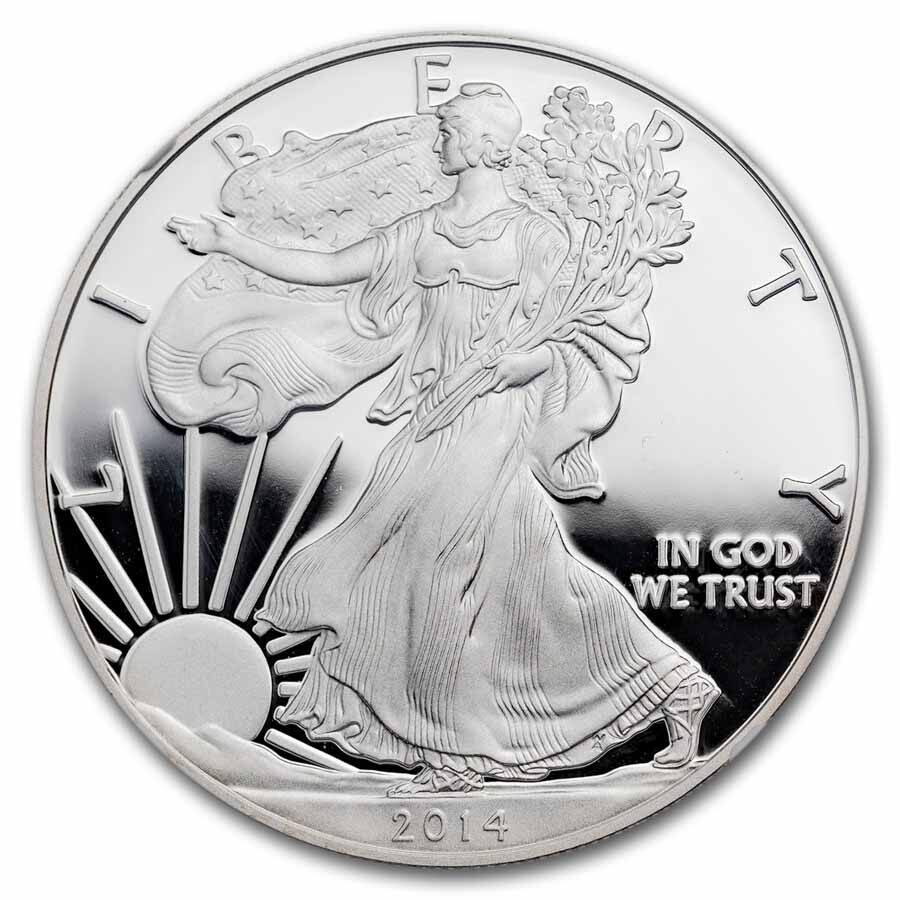 2014-W Proof American Silver Eagle PF-69 NGC