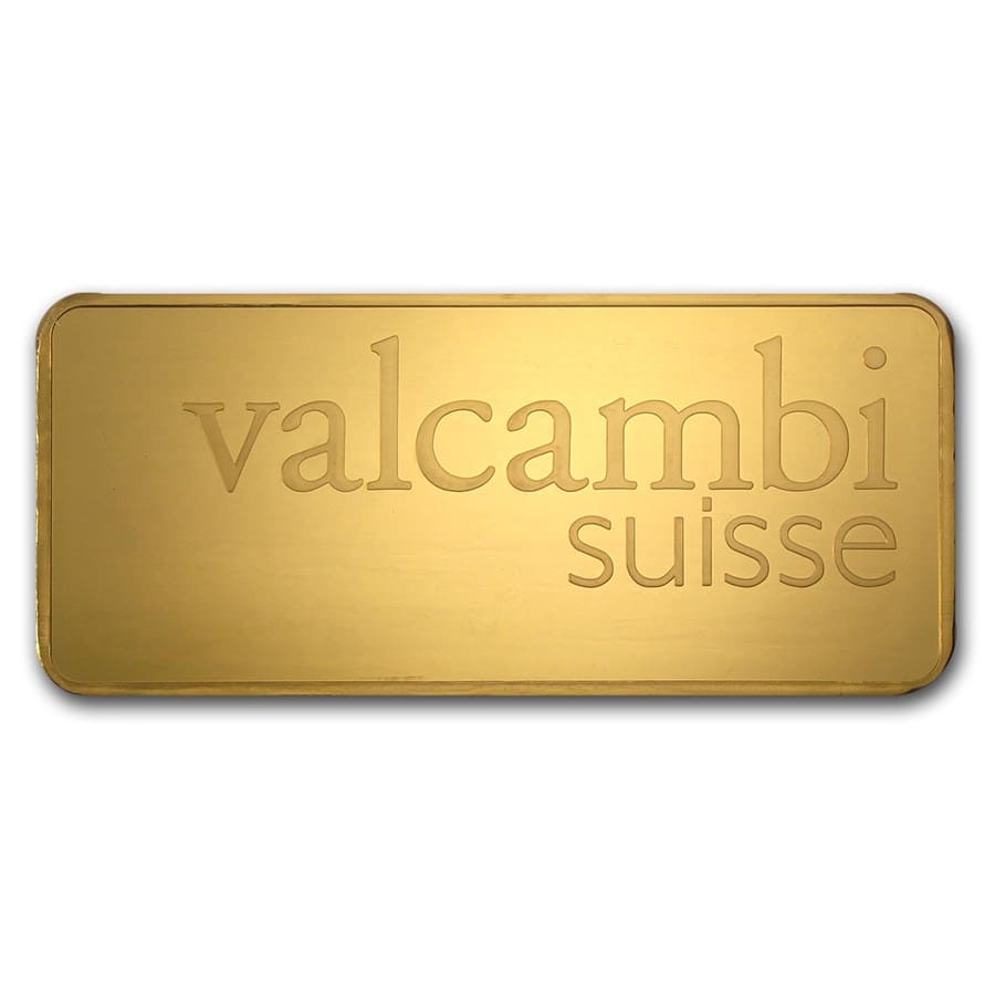 1000 gram Gold Bar - Valcambi (w/Assay)
