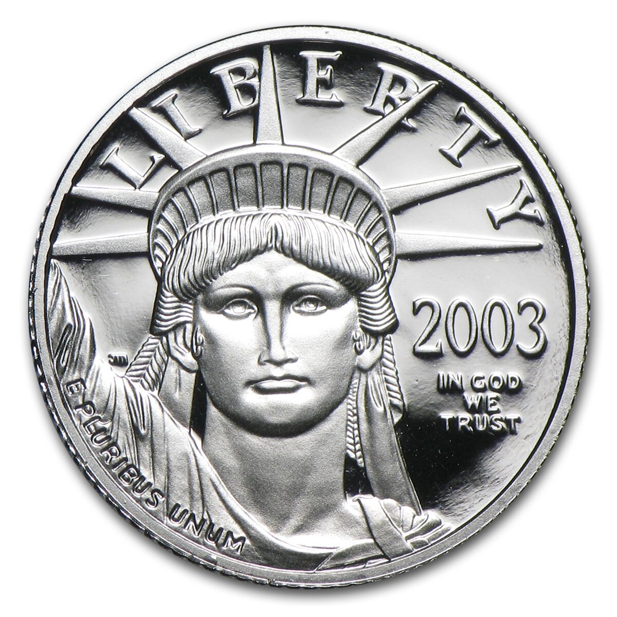 2003-W 1/10 oz Proof American Platinum Eagle (w/Box & COA)