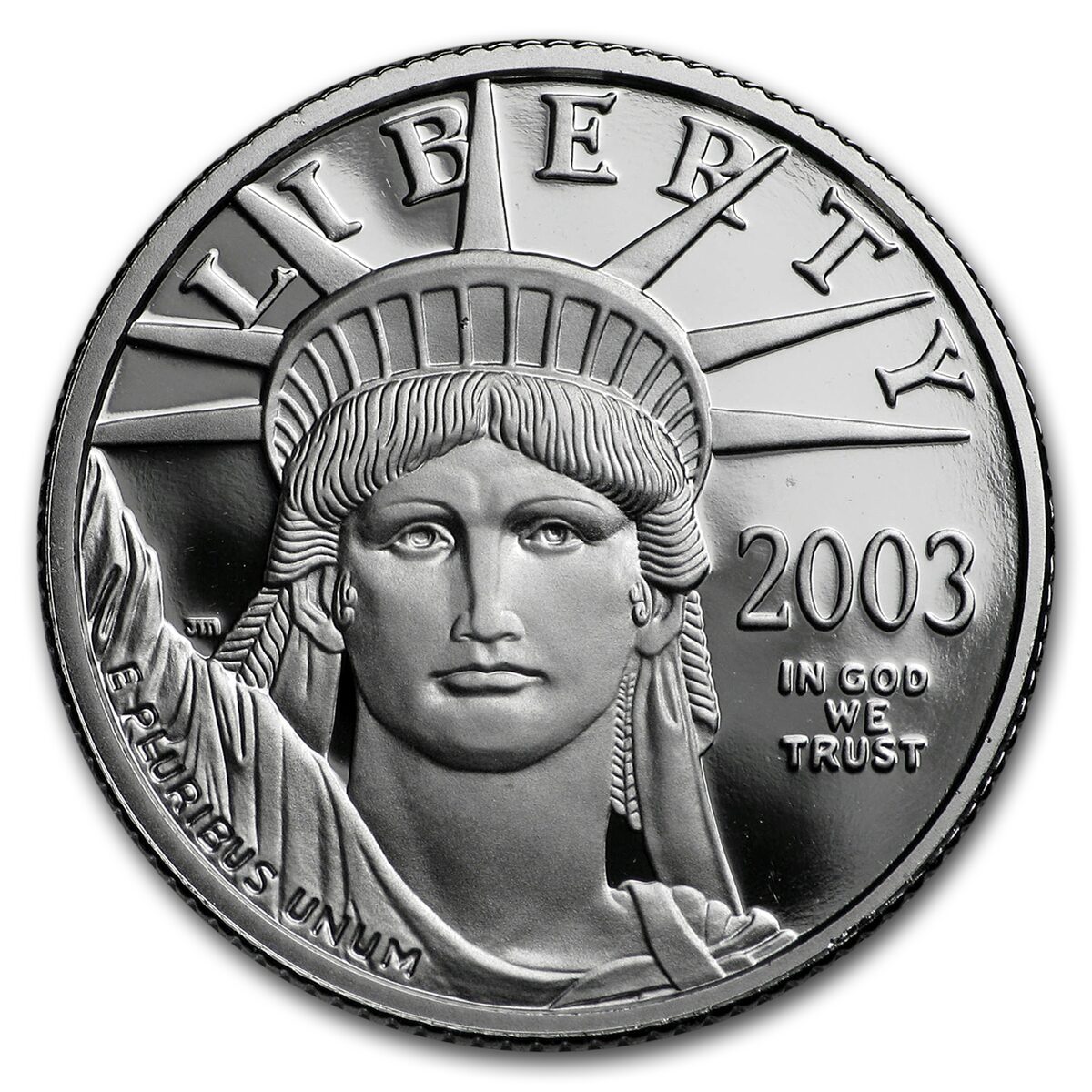 2003-W 1/4 oz Proof American Platinum Eagle (w/Box & COA)