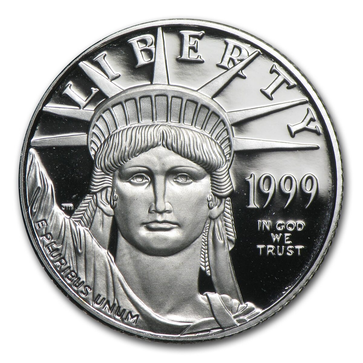 1999-W 1/4 oz Proof American Platinum Eagle (w/Box & COA)